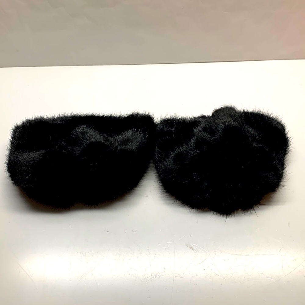 Mellio faux fur muffs pair